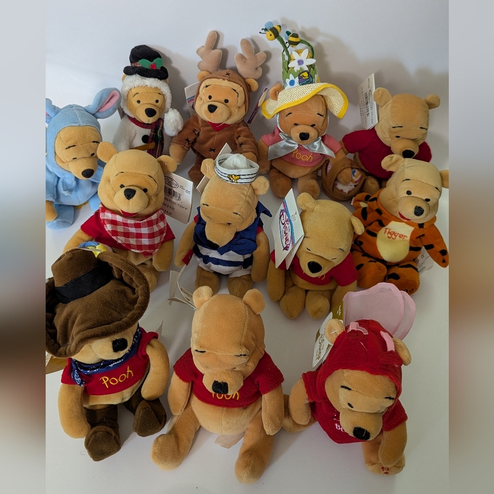 Disney Winnie the Pooh Plush Toy Set - Multicolor
